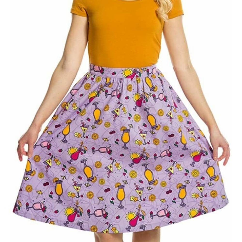 **Reduced Priya Pin Up Summer Swing Skirt